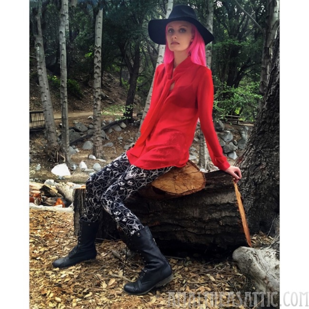 Gothic Ritual Leggings Folter Pentagram Creepy